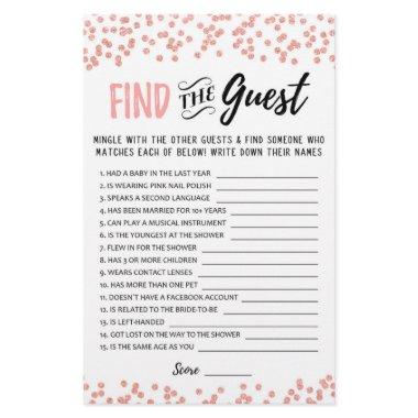 Find the guest  or Hen Party game