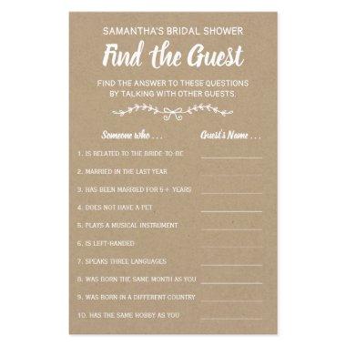 Find the guest english spanish  game