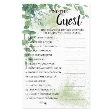 Find the Guest Eucalyptus  Game  Flyer