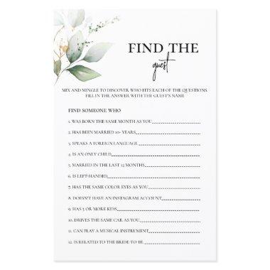 Find the Guest Greenery  Game