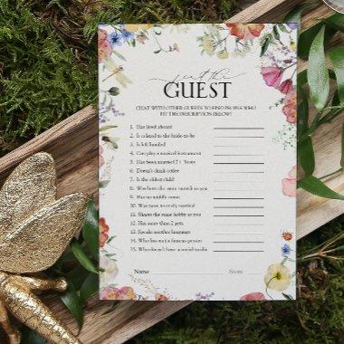 Find the Guest Pressed Floral  Game