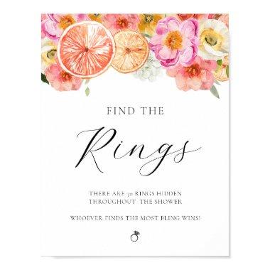 Find the Rings  Game Sign