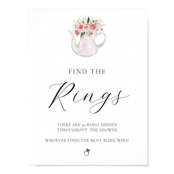 Find the Rings  Game Sign