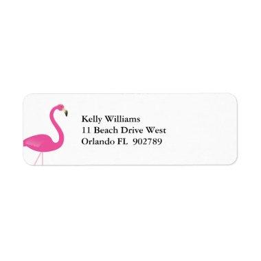 Flamingo Return Address Labels