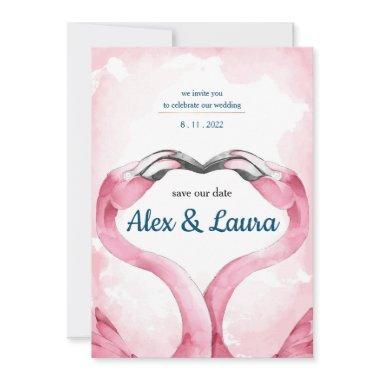Flamingo wedding