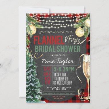 Flannel and Fizz Bridal Shower Invitations