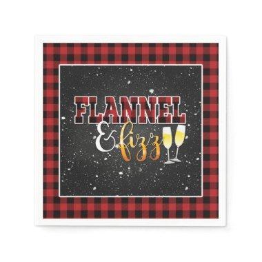 Flannel and Fizz Paper Napkin - Red - Fizz