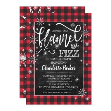 Flannel & Fizz Bridal Shower Invitations