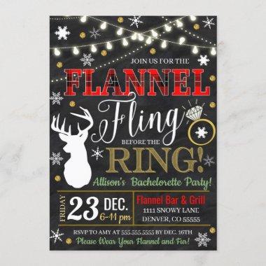 Flannel Fling Before The Ring Invitations