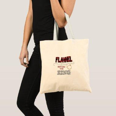 Flannel Fling Before the Ring Tote Bag - Red