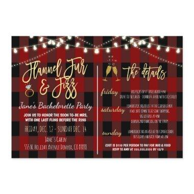 Flannel Fur and Fizz Party