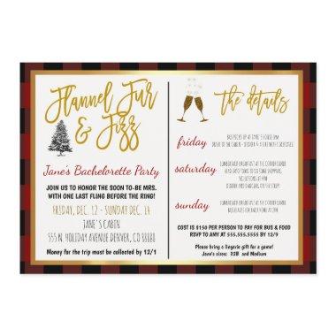Flannel Fur and Fizz Party