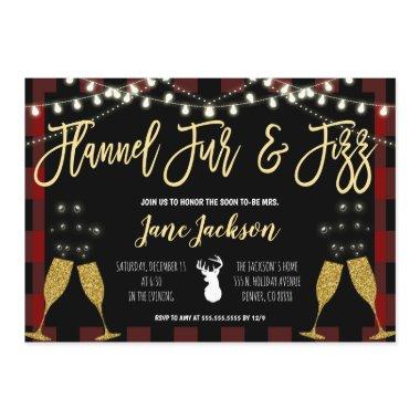 Flannel Fur and Fizz Party