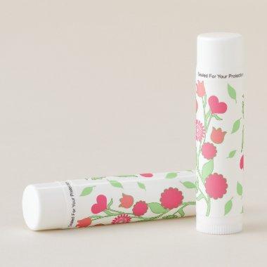 Flavored Lip Balm - Floral Hearts