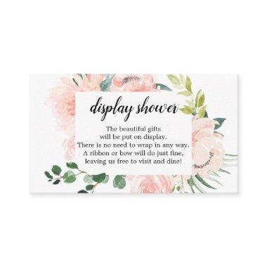 Fleur Jolie Floral Display Shower Baby Shower Invitations