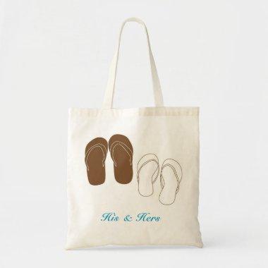 Flip Flops Couple's Bridal Bag