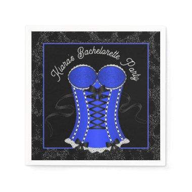 Flirty Blue Corset Napkins