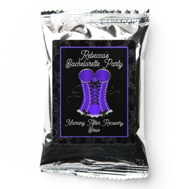 Flirty Purple Corset Recovery Brew Coffee Drink Mix