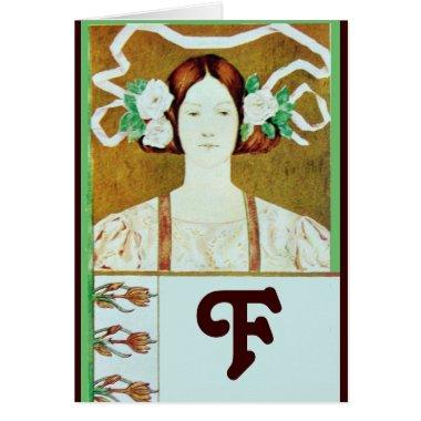 FLORA / LADY WITH WHITE ROSES MONOGRAM