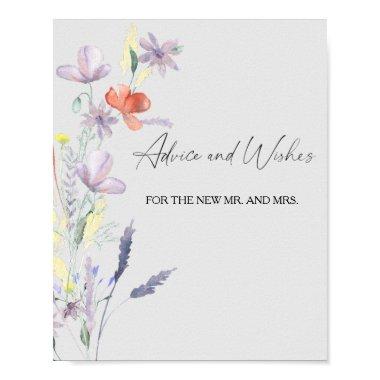 Floral advice and wishes for Newlyweds Poster