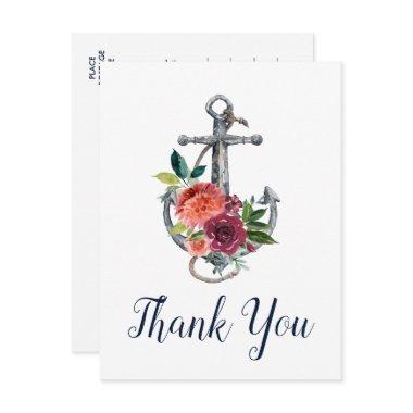 Floral Anchor | Autumn Thank You Post