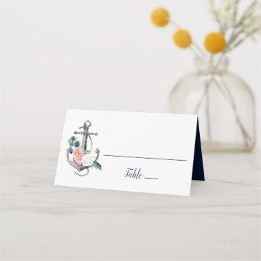 Floral Anchor | Summer Wedding Place Invitations