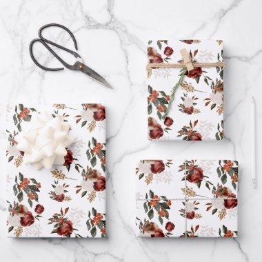 Floral and Botanical Wrapping Paper Sheets