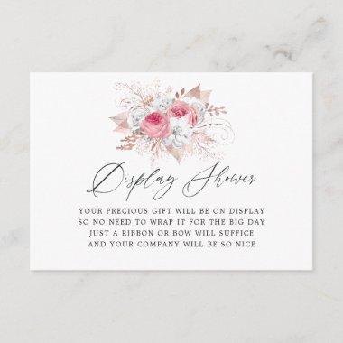 Floral and Lace Bridal Shower Display Shower Enclosure Invitations