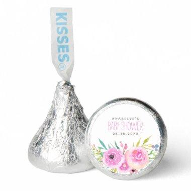 Floral Baby Shower Square Sticker Hershey®'s Kisses®