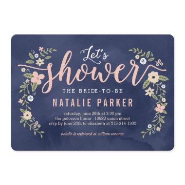 Floral Beauty Editable Color  Invite