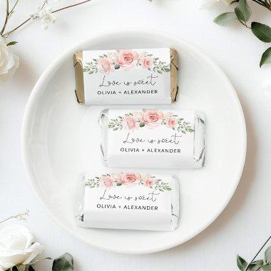 Floral blush wedding shower hershey's miniatures
