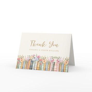 Floral Boho Books Thank You