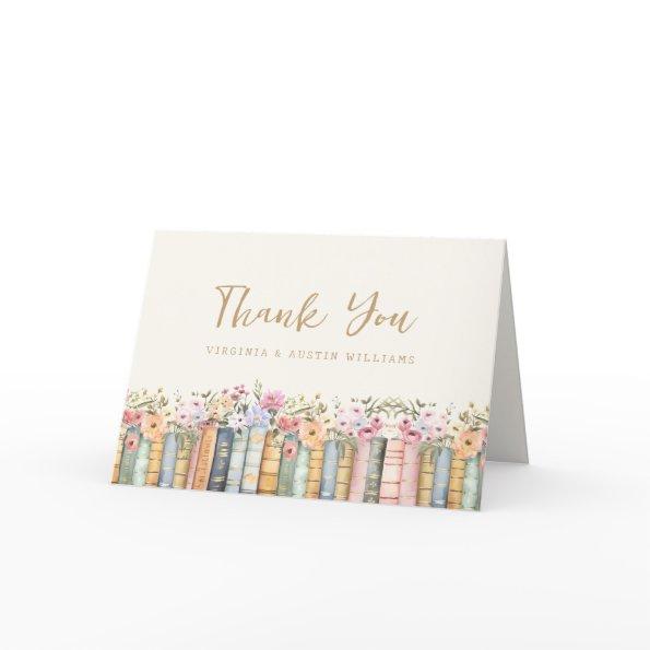 Floral Boho Books Thank You