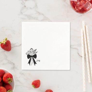 Floral Bow Napkins