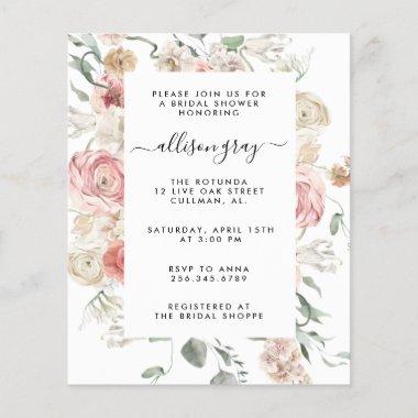 Floral Bridal Invitations | Annabeth