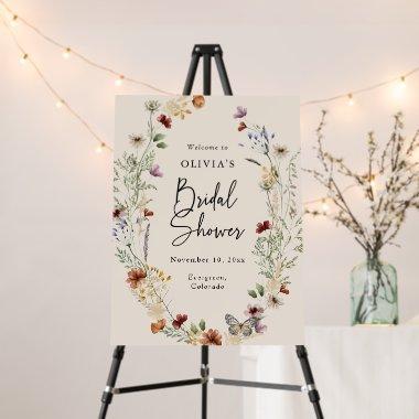 Floral Bridal Shower Foam Board