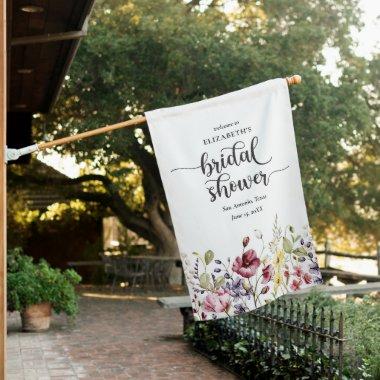 Floral Bridal Shower Garden Flag