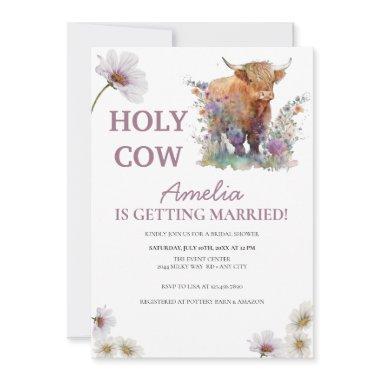 Floral  | Holy Cow | Western Invitati