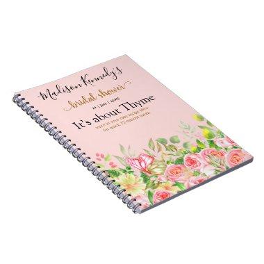 Floral Bridal Shower Quick Recipe Fun Fab Notebook