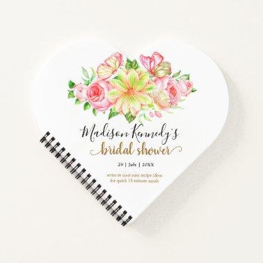 Floral Bridal Shower Quick Recipe Fun Fab Notebook