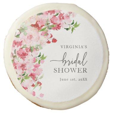 Floral Bridal Shower Sugar Cookie