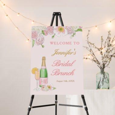 Floral Brunch and Bubbly Bridal Brunch Welcome Foam Board