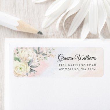 Floral Brunch And Bubbly  Label
