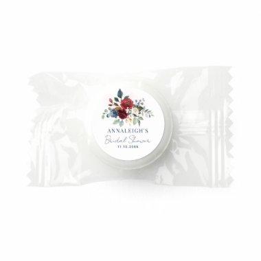 Floral Burgundy Greenery Script  Life Saver® Mints
