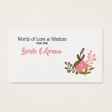 Floral Drawing - Words of Love Bridal Shower