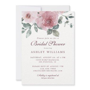 Floral Dusty Pink Rose