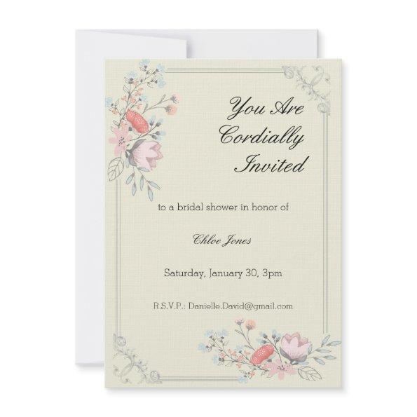 Floral Fancy Frame