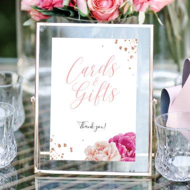 Floral Glitter  and Gifts Sign