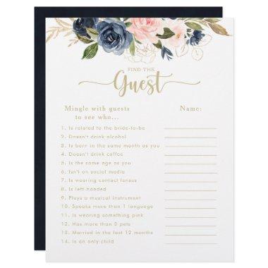 Floral Gold  Find the Guest Game