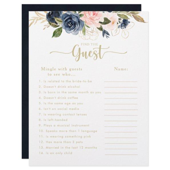 Floral Gold  Find the Guest Game